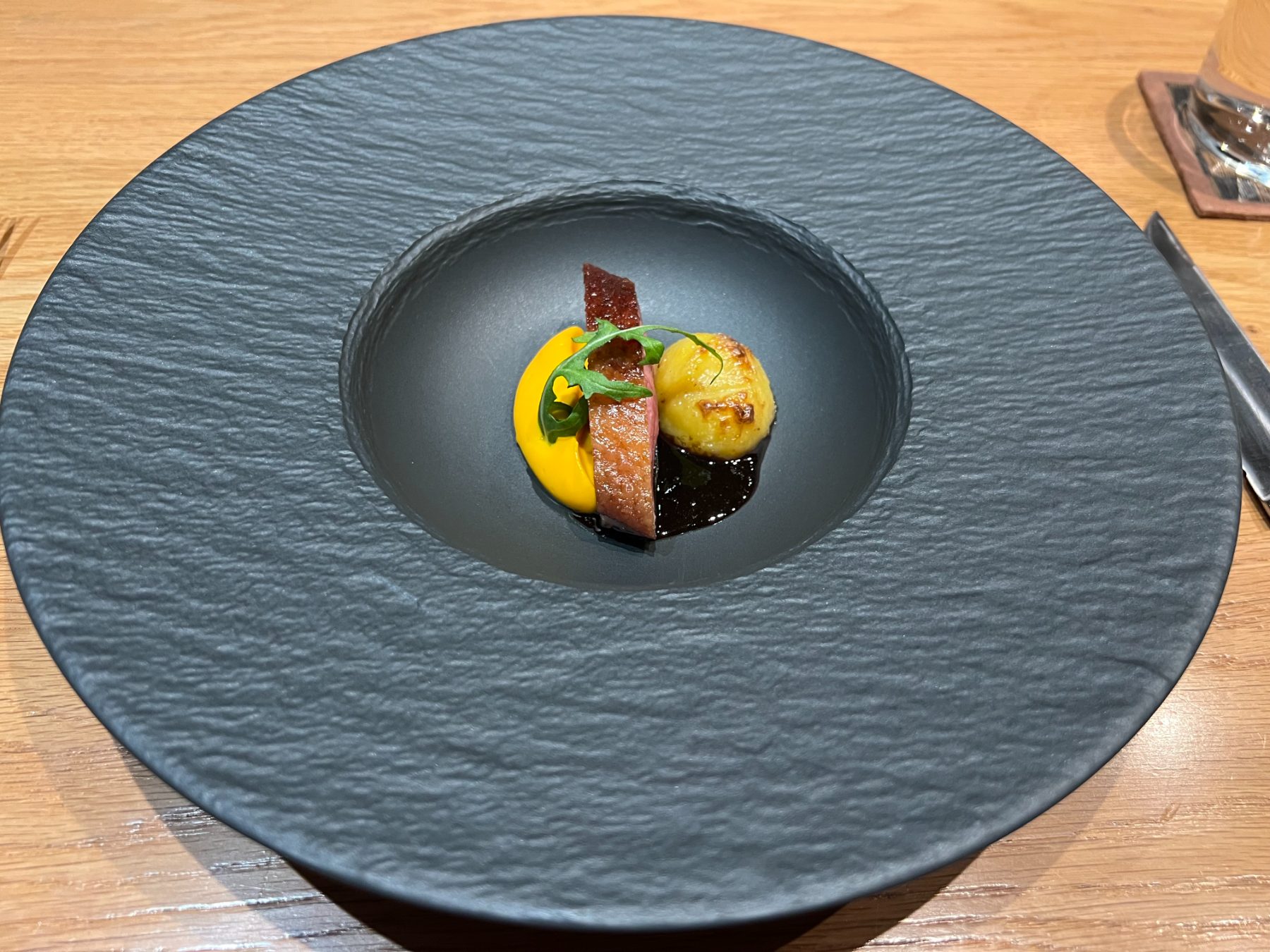 Koya Kamo Dry Aged Duck Coffee Roasted Carrot